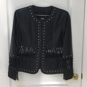 𝅺Pamela McCoy leather jacket